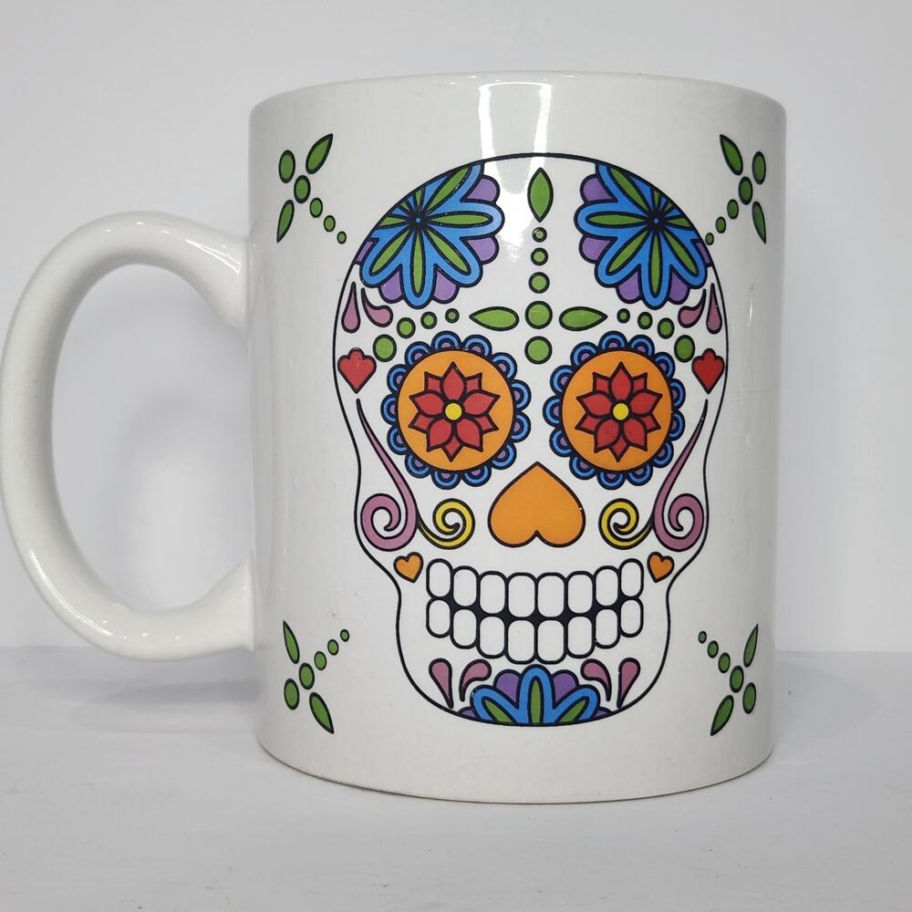 Sugar Skull Mug Home Essentials